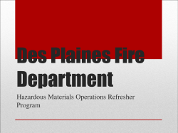 DPFDHazmatQ1.ppt - Des Plaines Fire Department
