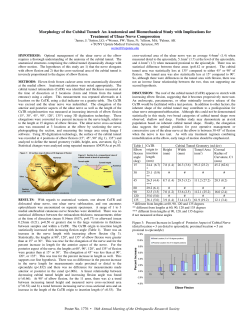 Morphology of the Cubital Tunnel: An Anatomical and