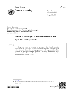 General Assembly - Baha`i International Community