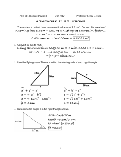 2.1 cm2 = 2.1 cm&bull;cm &bull; 1m/100cm 0.021