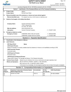 Safety Data Sheet (SDS)