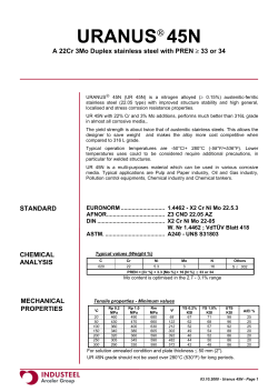 Notice technique URANUS 45 N en anglais
