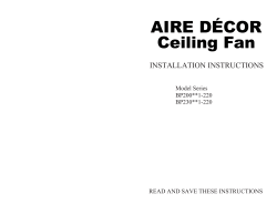 Aire Decor BP200-BP230 220V OM