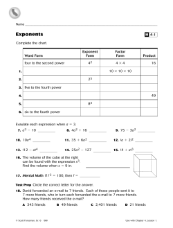 H4-1 Exponents (p. 98)
