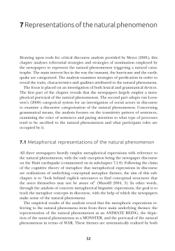 7Representations of the natural phenomenon