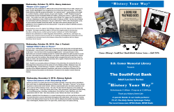 History Your Way - BB Comer Memorial Library