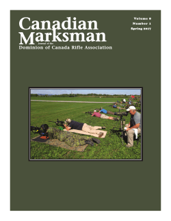 Spring 2017 - Dominion of Canada Rifle Association