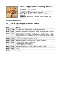 Island Hopping and Snorkeling Package