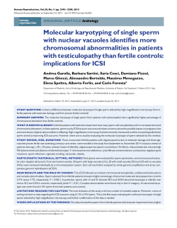Molecular karyotyping of single sperm with nuclear vacuoles