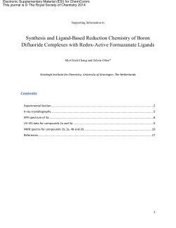 Synthesis and Ligand-Based Reduction Chemistry of Boron