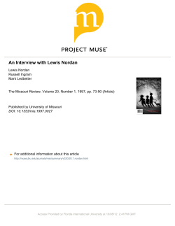Nordan Interview (PDF file)