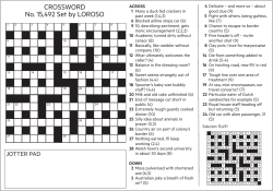 CROSSWORD No. 15,492 Set by LOROSO