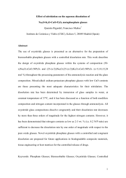 Design of bioresorbable oxynitride Na2O-K2O-CaO-P2O5