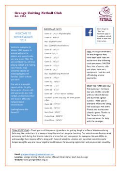 here - Grange Uniting Netball Club