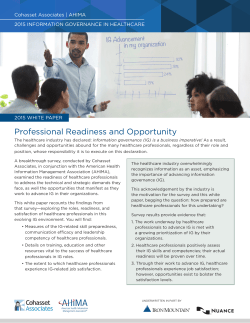 Professional Readiness and Opportunity