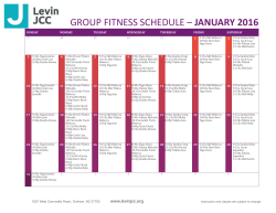 Group Exercise January2016