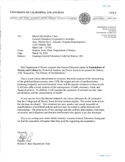 General Education Course Information Sheet