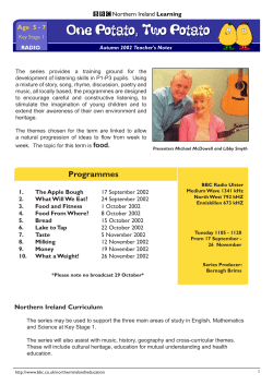 One Potato, Two Potato