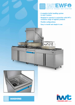 A complete bottle handling system in only 3 meters