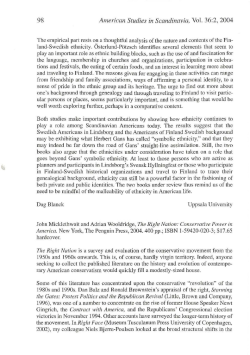 American Studies in Scandinavia, Vol. 36:2, 2004