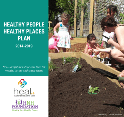 Healthy People Healthy Places Plan