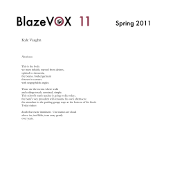 Kyle Vaughn Spring 11