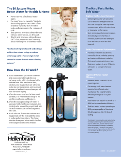 The Hard Facts Behind Soft Water How Does the E6 Work? The E6