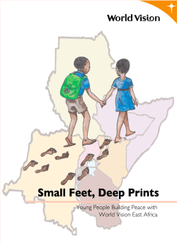 Small Feet, Deep Prints - World Vision International