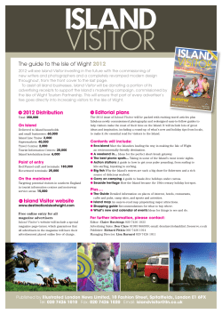 2012 Island Visitor Rate Card