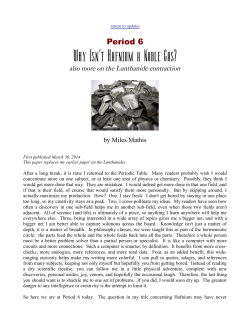 a more recent paper on the Lanthanides