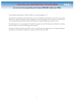 FRS 1 - CPA Ireland