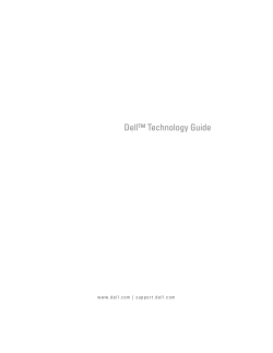 Dell&trade; Technology Guide