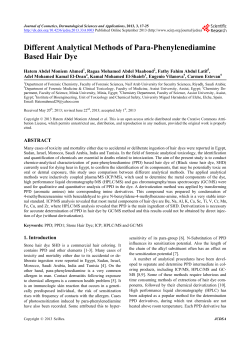 Different Analytical Methods of Para