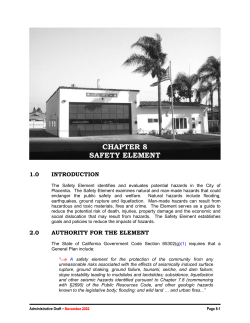 chapter 8 safety element