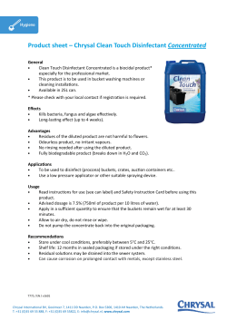 T772 Clean Touch Disinfectant Concentrated EN_v1601