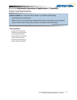 Activity: Circuit Board Geometry