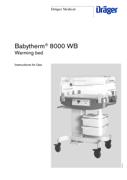 Babytherm&reg; 8000 WB - Frank`s Hospital Workshop