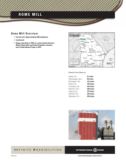 Rome Mill (GA) - International Paper