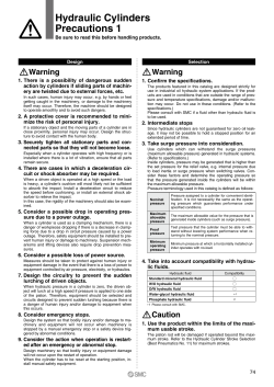 Hydraulic Cylinders Precautions 1