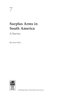 Surplus Arms in South America