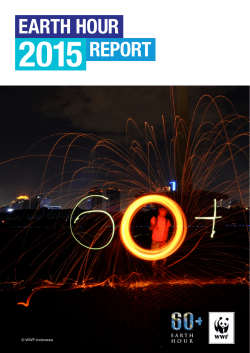 2015 Report - EARTH HOUR
