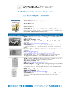 Shh! We`re writing the Constitution