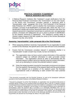 impracticable - Personal Data Protection Commission