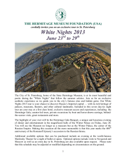 The Vladimir Palace is one of those special places that normally