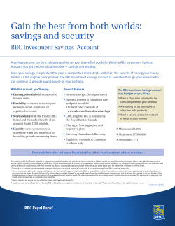 Gain the best from both worlds: savings and