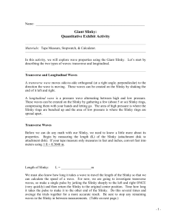PDF version of student activity and solutions ONLY