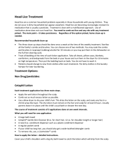 Head Lice Treatment - The Everett Clinic