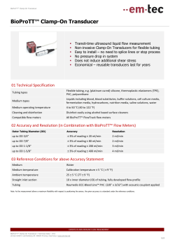 BioProTT&trade; Clamp-On Transducer - em
