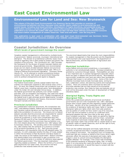 Enforcing Environmental Laws - East Coast Environmental Law