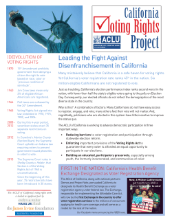 oting Rights Project - ACLU of San Diego and Imperial Counties